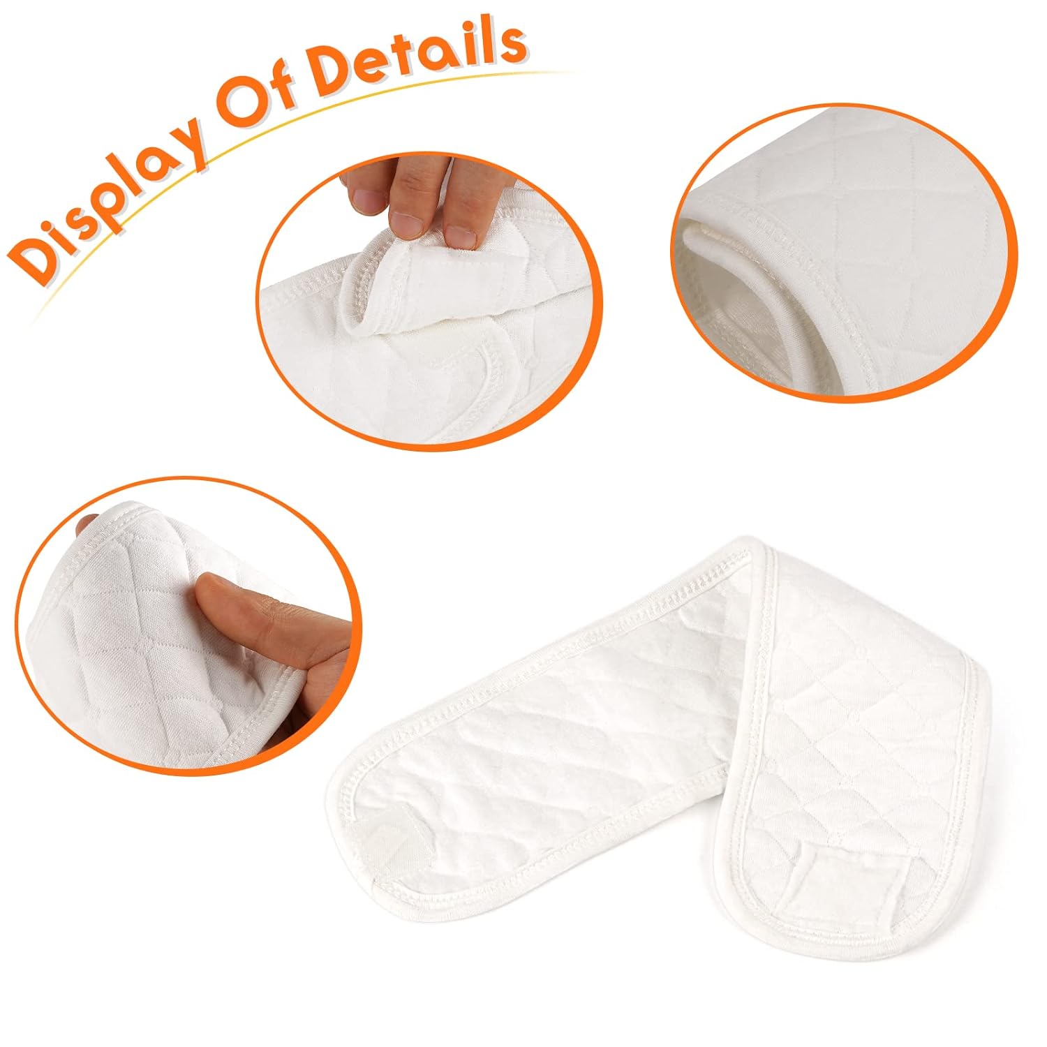 Liitrton 4 PCS Cartoon Pattern Cotton Baby Infant Umbilical Cord Belly Band for 0-12 months (Random Color, Cute Dog) - Image 3
